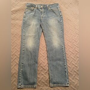 Levi 511 Jeans Men's 35x30 Denim Medium Wash Straight Pants